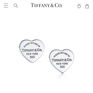 Return to Tiffany Mini Heart Tag Earrings
